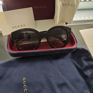 GUCCI SUNGLASSES STAR DIVA POLARIZED GRADIENT LENSES WITH CASE CLOTH OG OWNER